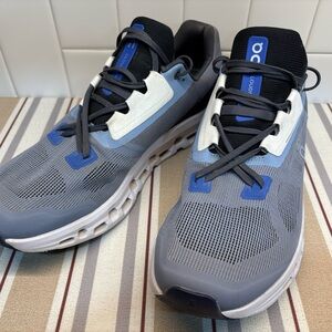 On Cloudstratus Men's Running Shoes Size 12 Fossil Gray Midnight 39.99007